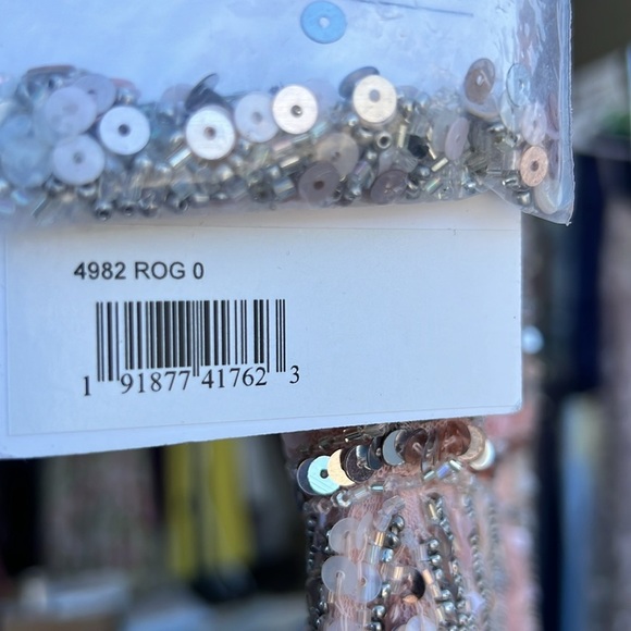 Mac Duggal 4982 NWT EMBELLISHED ONE SLEEVE GOWN W/ SEQUIN BELT rose gold - Picture 12 of 13